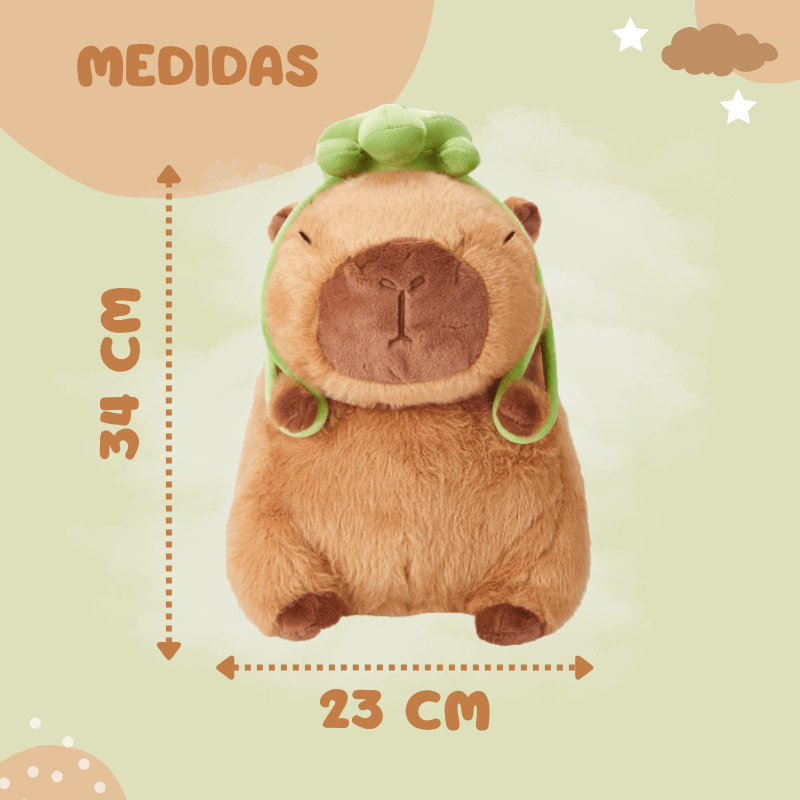 Peluche de Capibara con Mochila
