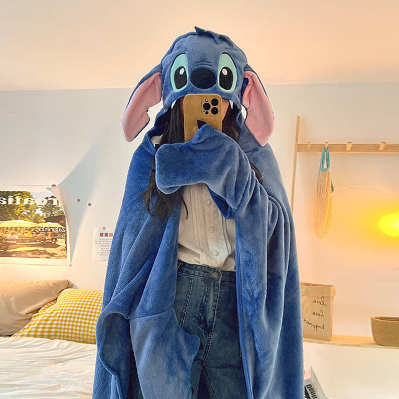 Capa Manta Stitch con Orejitas