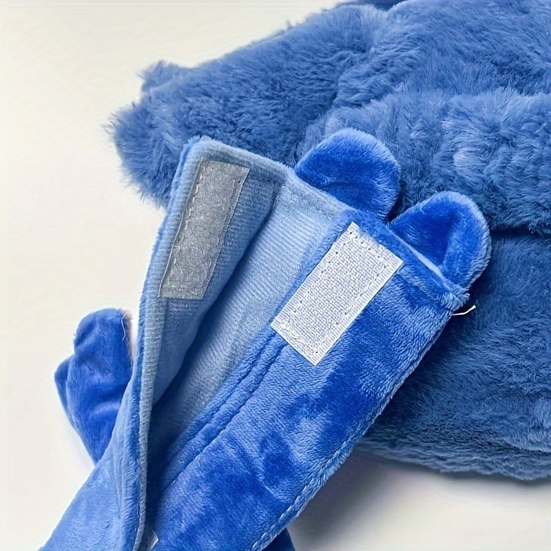 Juego de 2 Almohadas de Reposacabezas y Funda de Cinturón de Stitch – Cojín Suave y Adorable para Coche