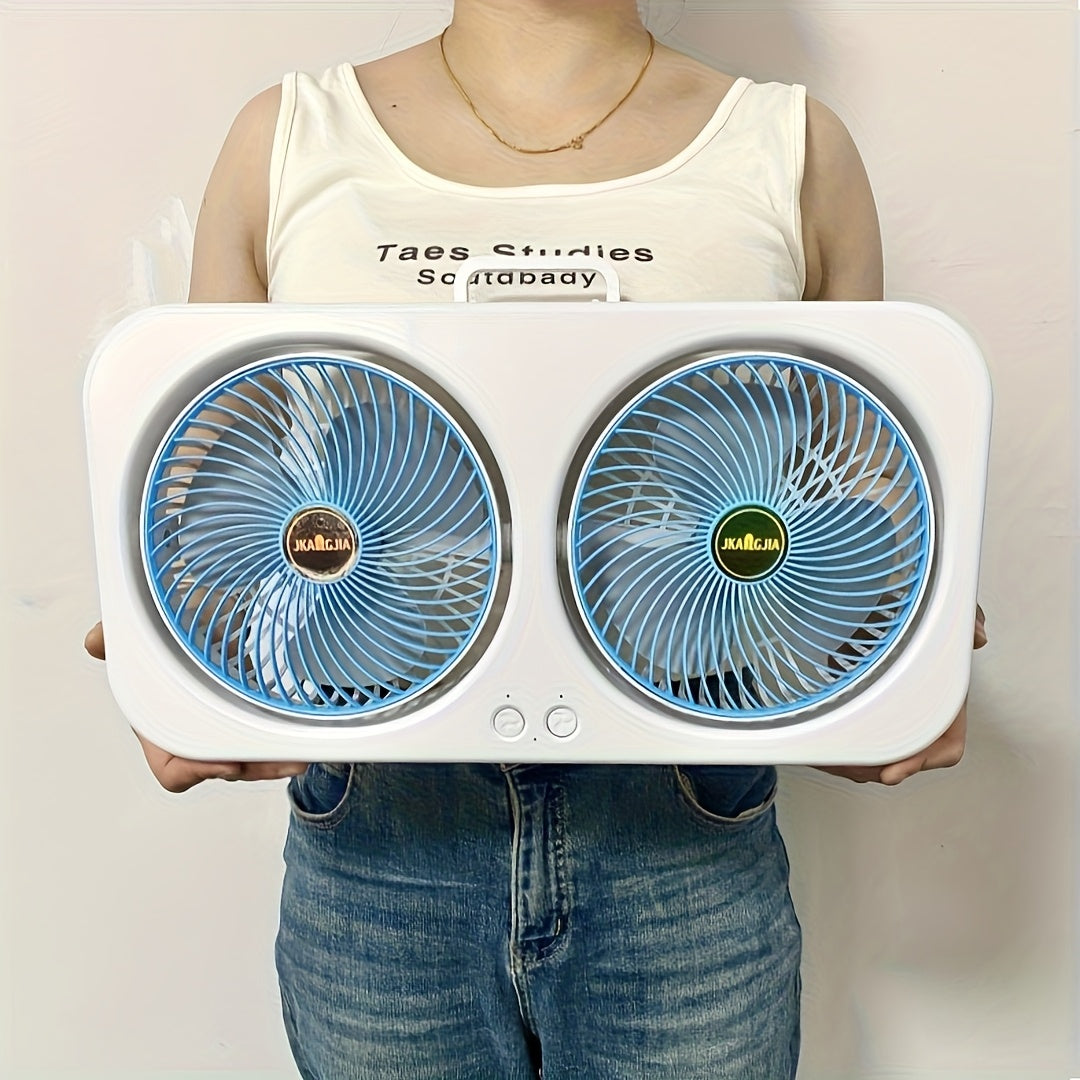 Ventilador Pared MOMMED con Doble Cabeza