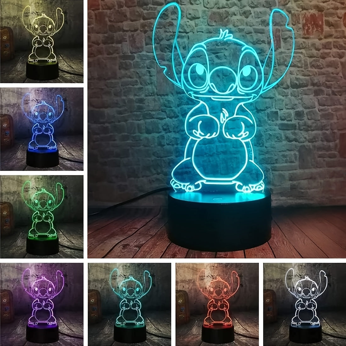 Luz Decorativa Stitch – Regalo Creativo