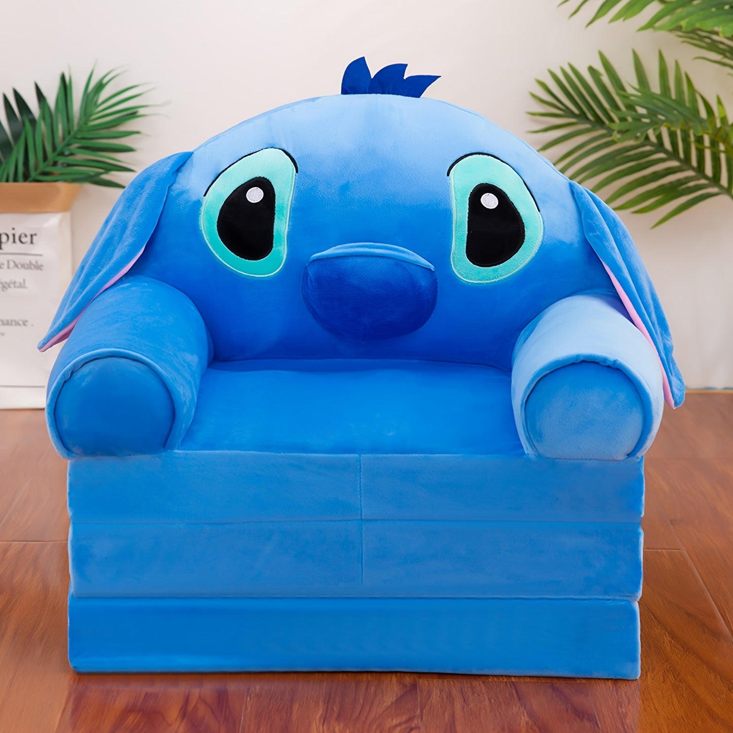 Cojín Plegable Cómodo Disney Winnie the Pooh y Stitch