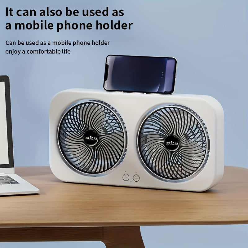 Ventilador Pared MOMMED con Doble Cabeza