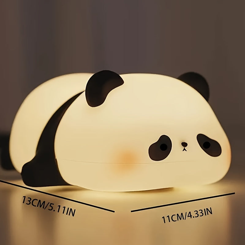 🐼 Luz Nocturna LED Panda – Recargable y Táctil para Niños
