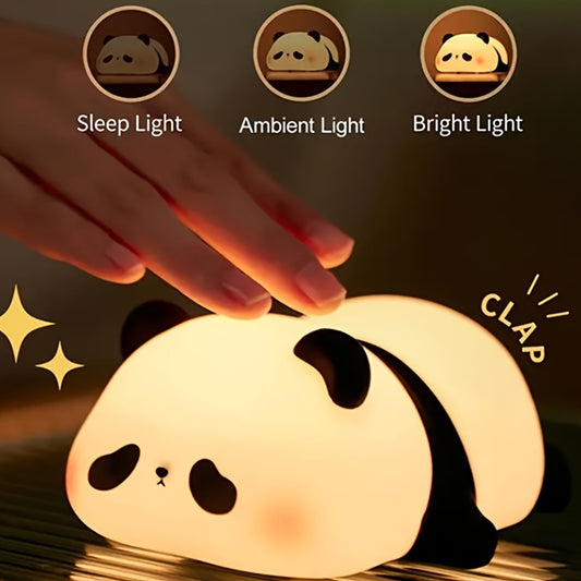 🐼 Luz Nocturna LED Panda – Recargable y Táctil para Niños