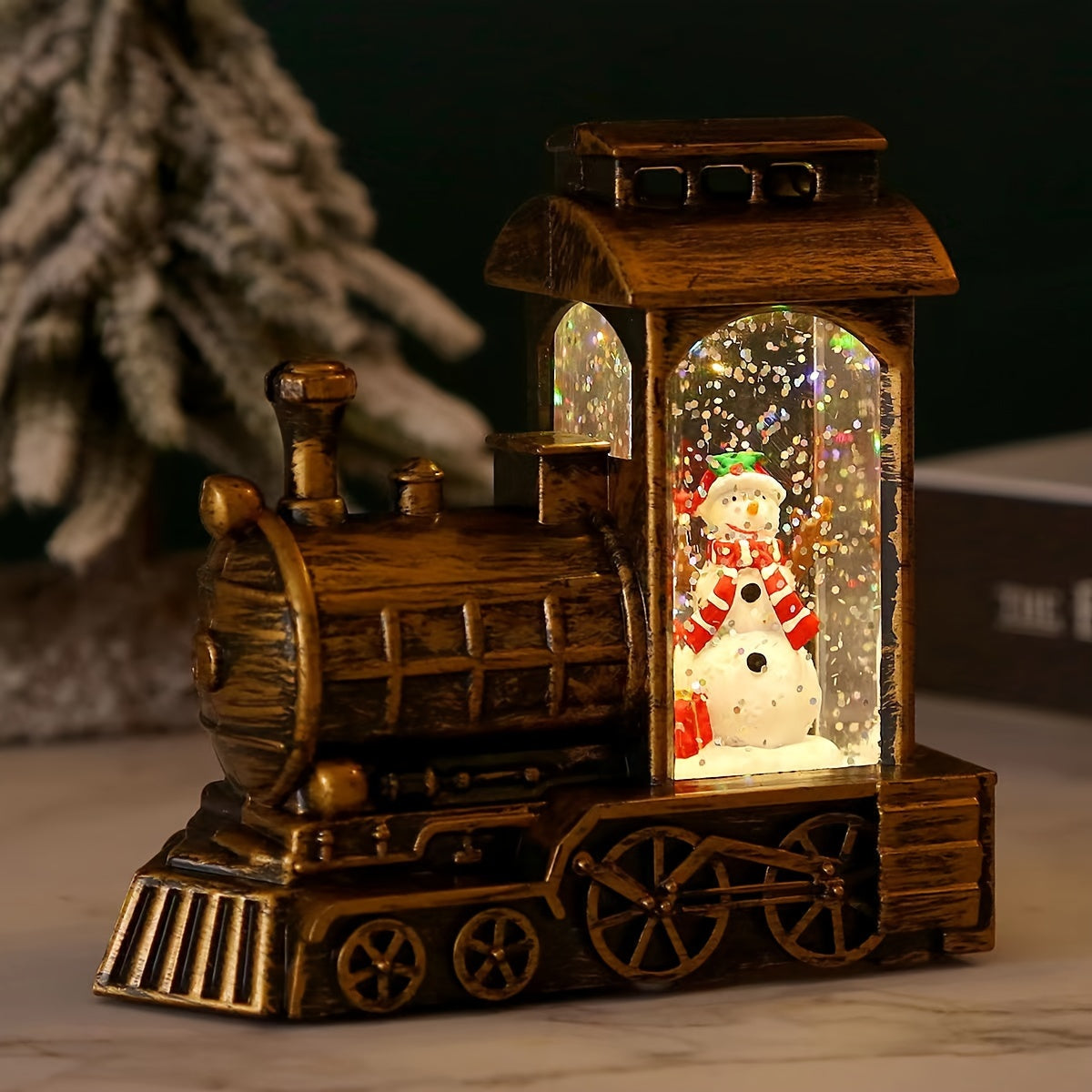 Mini Tren Festivo LED