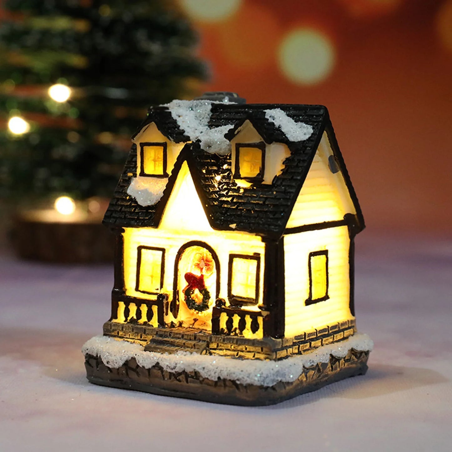 Casitas con Luz Navidad