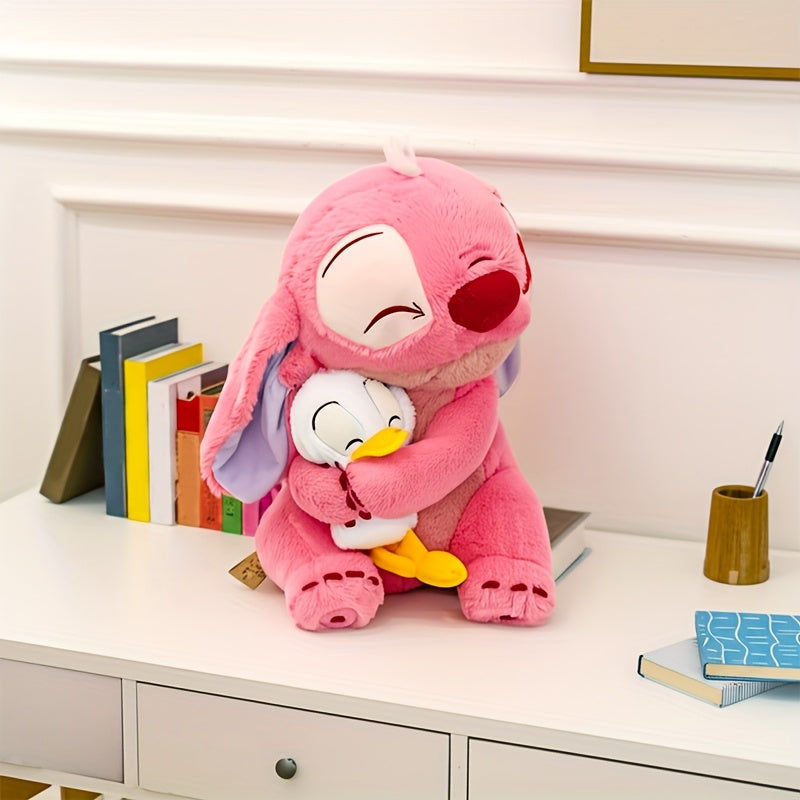 Peluche Disney Stitch Rosa con Patito –  Ideal como Regalo, Decoración o para Fans