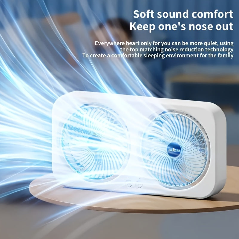 Ventilador Pared MOMMED con Doble Cabeza